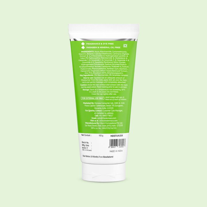 The Drema Co 5% Nia-Ceramide Mattifying Moisturizer with 5% Niacinamide & 2% Ceramide (100 g)