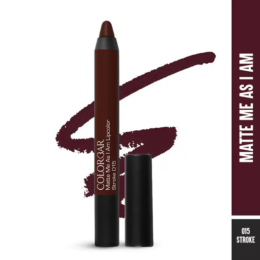 Colorbar Matte Me As I Am Lipcolor - 015 Stroke (2.8g)