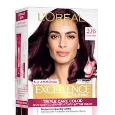 L'Oreal Paris Excellence Creme Triple Care Hair Color - 3.16 Burgundy.