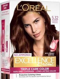 L'Oreal Paris Excellence Creme Hair Color - 5.32 Caramel Brown (100g+72ml)