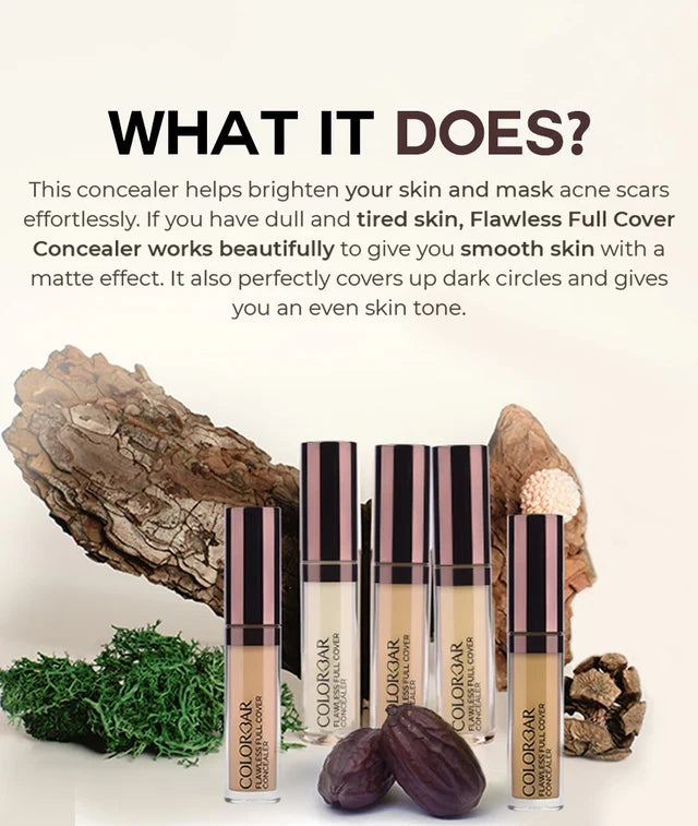 Colorbar Flawless Full cover concealer 004 SILk (6ML)