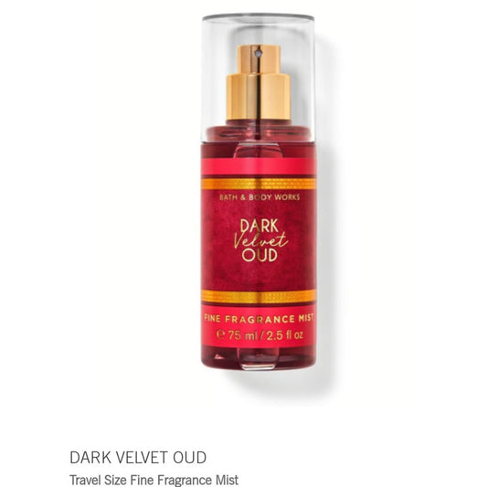 Bath & Body Works Dark Velvet Oud Fine Fragrance Mist (75 ml)