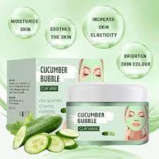 Cucumber Extract Bubble Clay Mask Makes the Skin Delicate & Radiant (100 g)