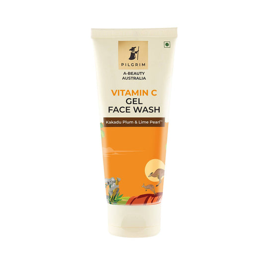 Pilgrim Vitamin C Gel Face Wash With Kakadu Plum & Lime Pearl (100 ml)