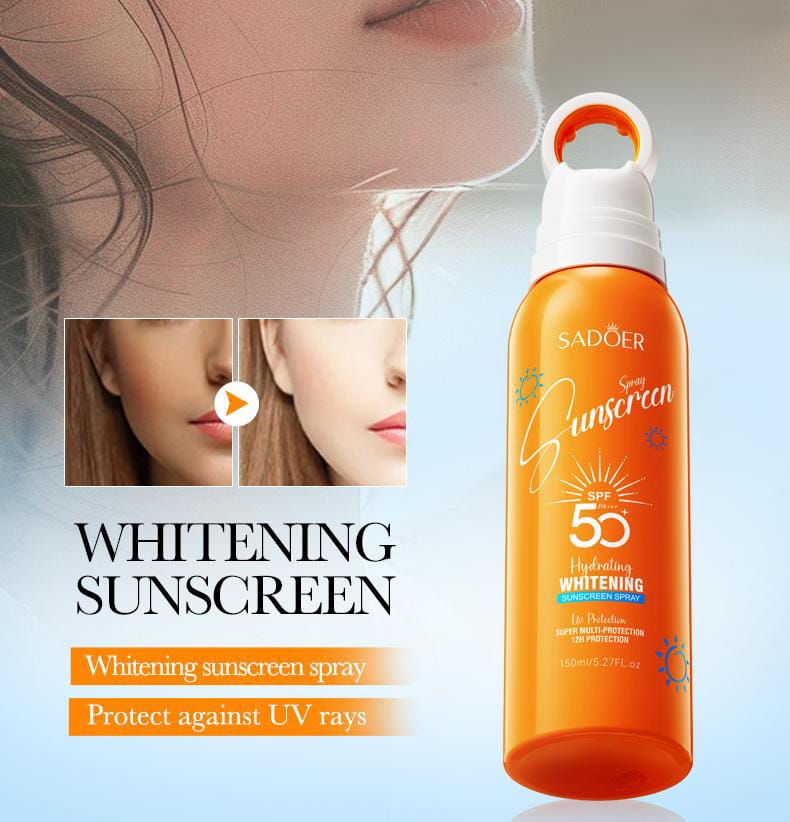 Sadoer Whitening Face Sunscreen spf 50+ Spray