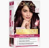 L'Oreal Paris Excellence Creme Hair Color, 4.2 Plum Brown, 72ml+100g