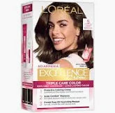 L'Oreal Paris Excellence Creme Hair Color - 5 Light Brown Natural Brown (72ml+100g)