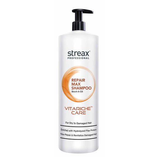 Streax Professional Vitarich Care Repair Max Shampoo (1500 ml)