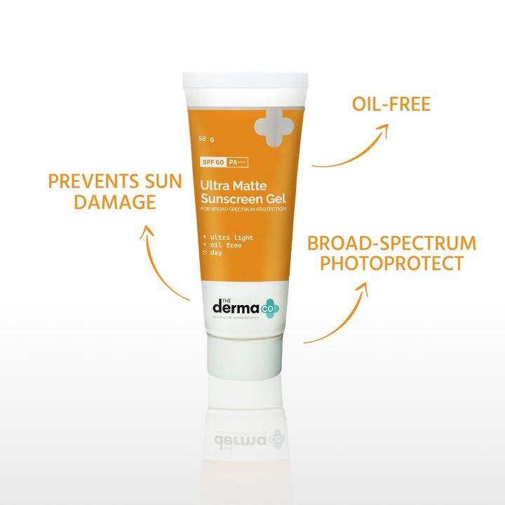 The Derma Co Ultra Matte Sunscreen Gel - 50g
