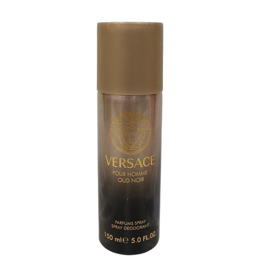 Versace POUR HOMME OUD NOIR DEODORANT Body Spray - For Men (150 ml)