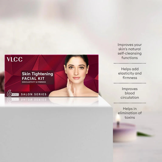 VLCC Salon Series Skin Tightening Facial Kit (6 Facials) - (240g + 12ml)